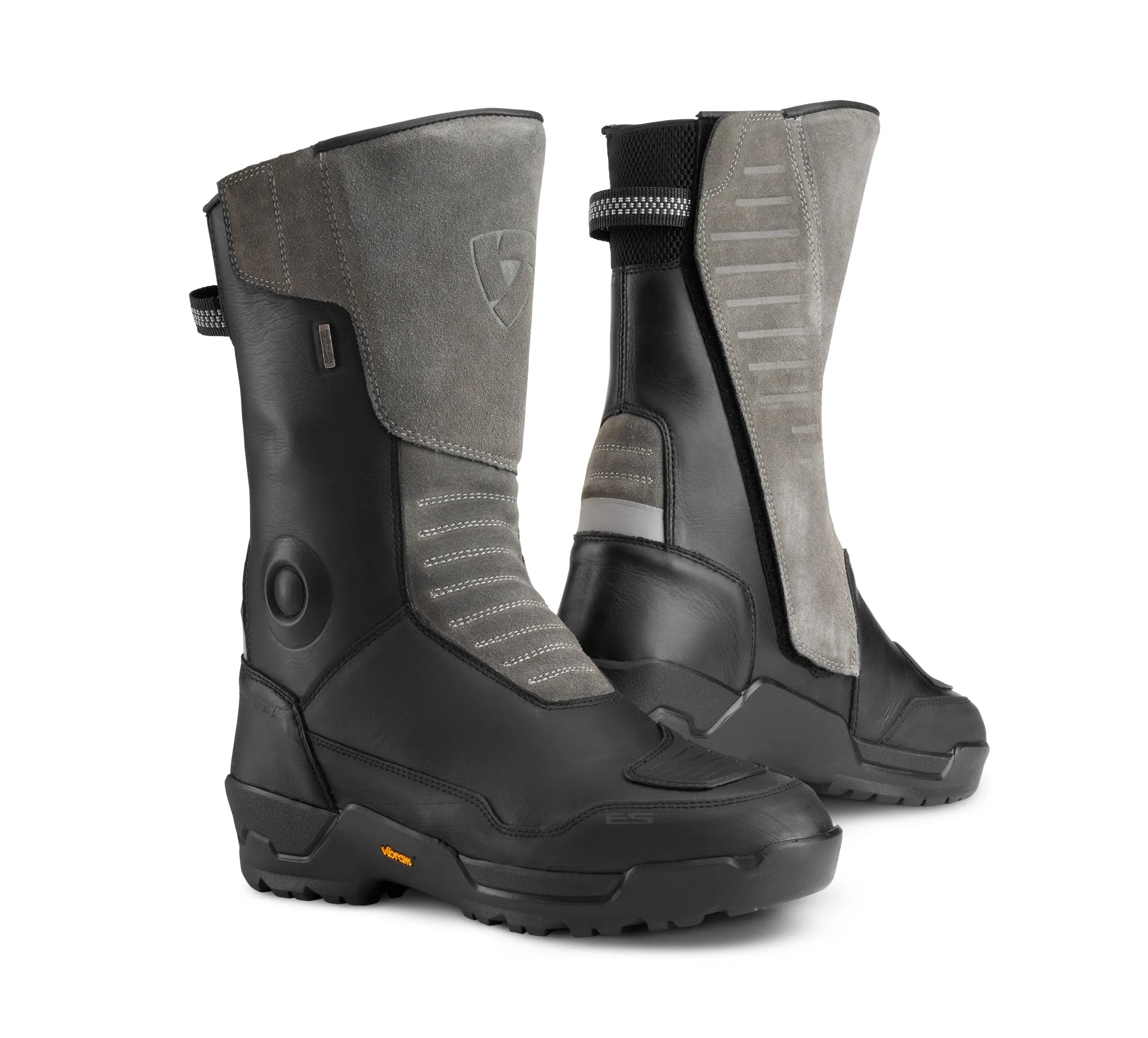 Men's Gravel Waterproof Leather Outdry Boots - Black