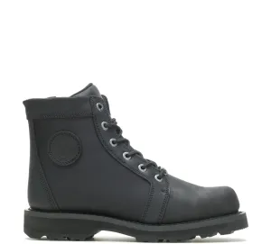 Men's Hamlyn Leather Nylon Riding Boots - Black
