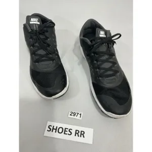 Men’s Nike Fslite2 Size 14 Lace Up Black Leather Mesh Sneakers
