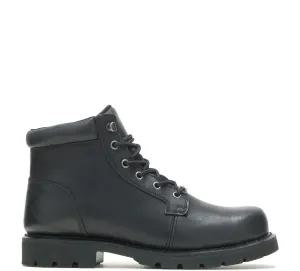 Men's Pearson 5" Lace Up Waterproof Leather Riding Boots - Black