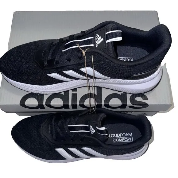 Mens Sneakers Black Size 13 Adidas XPLR Path Walking Lace Up Shoes Comfy