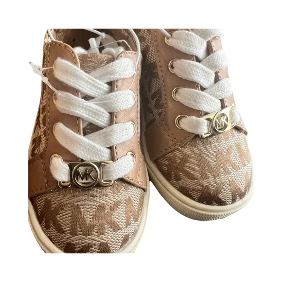 Michael Kors Baby Girl's Branded Sneakers Size 6 NEW