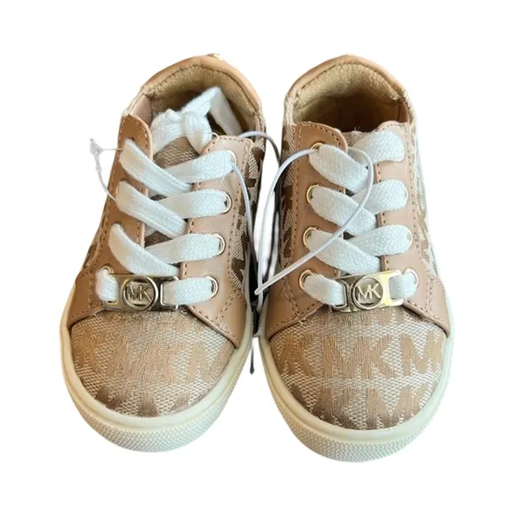 Michael Kors Baby Girl's Branded Sneakers Size 6 NEW