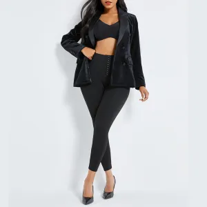 Mid-Waist Leggings | 3 Hook Closure