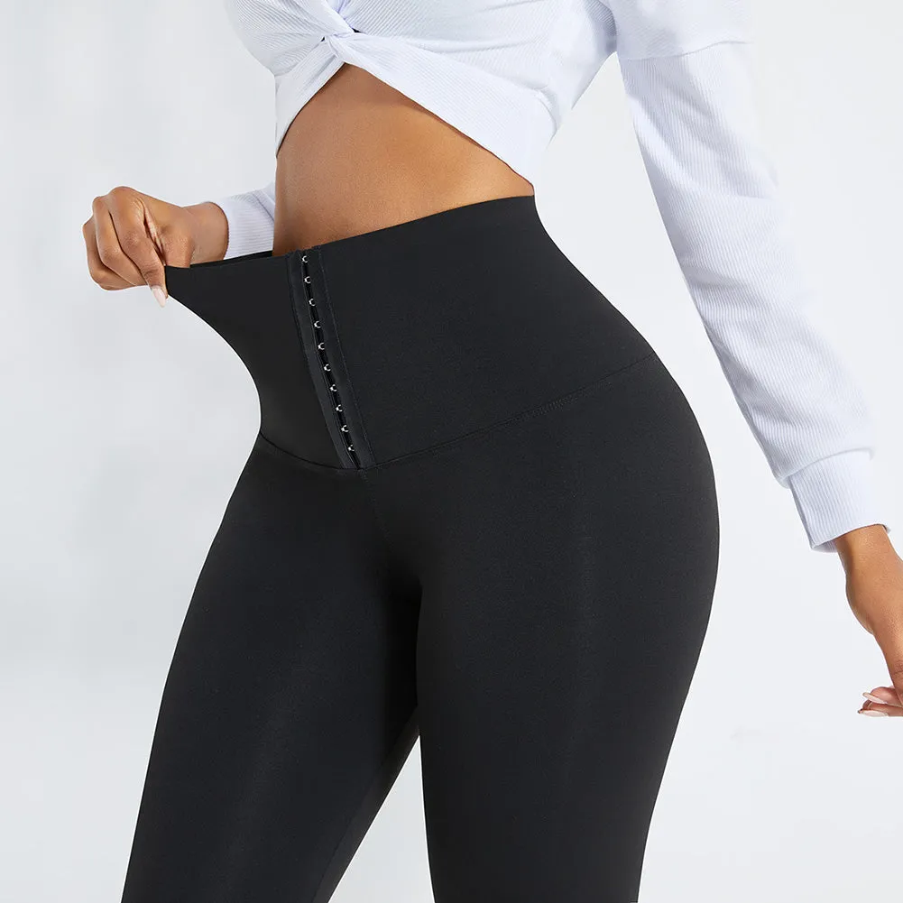 Mid-Waist Leggings | 3 Hook Closure