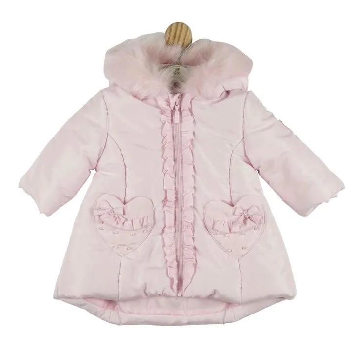 Mintini Padded Coat with Faux Fur Hood