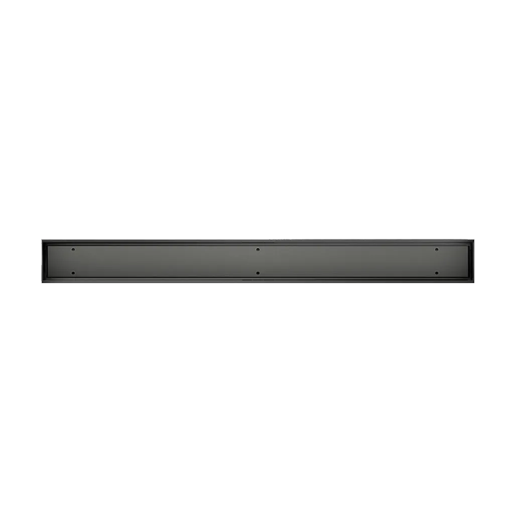 Mist (Tile-In) Adjustable Kit Lagos Linear Shower Drain (2" Outlet) - Floor Mount - 72" Stainless Steel/Black