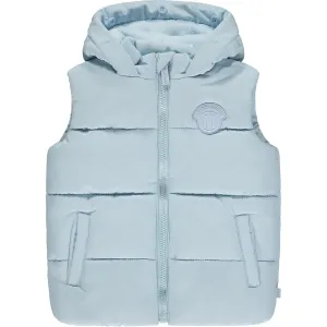 MITCH & SON - Neil Hooded Gillet - Sky Blue
