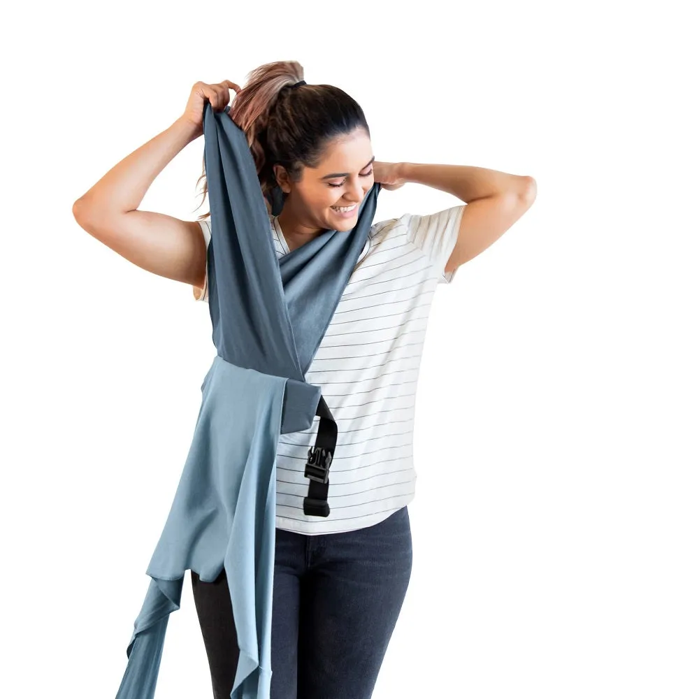 MOBY Easy-Wrap Carrier (Sea Spray Blue)