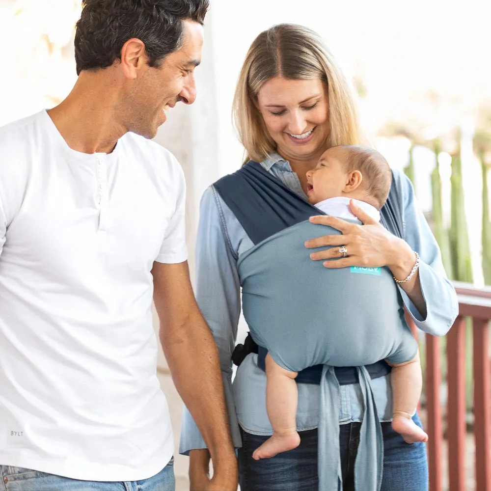 MOBY Easy-Wrap Carrier (Sea Spray Blue)
