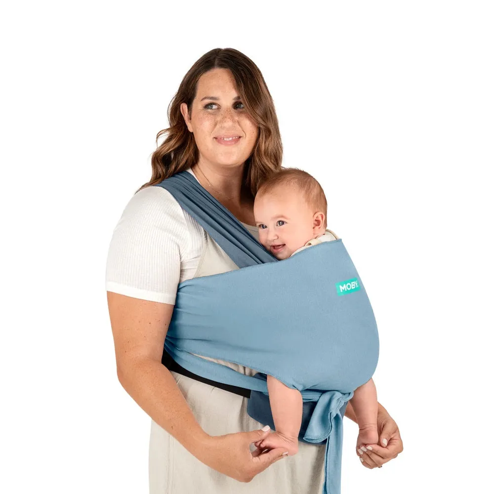 MOBY Easy-Wrap Carrier (Sea Spray Blue)