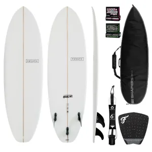 MODERN HIGHLINE - PU CLEAR SURFBOARD PACKAGE