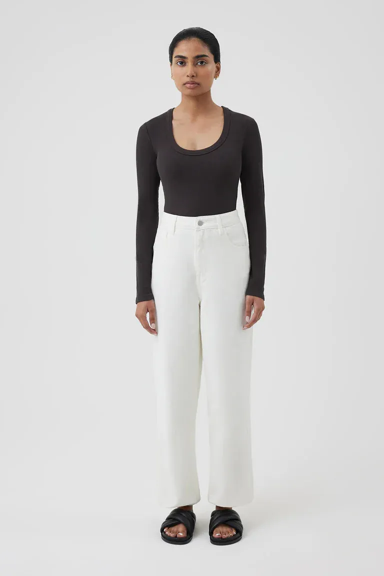 MONROE ORGANIC LS SCOOP TEE