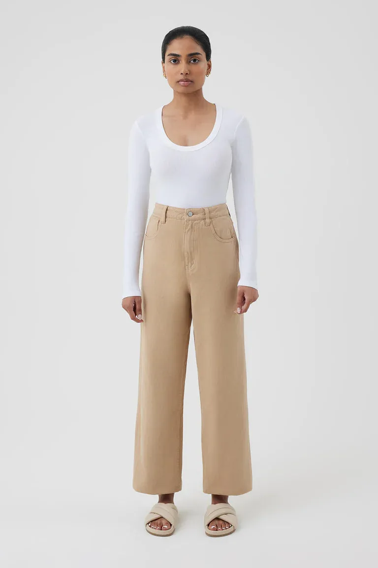 MONROE ORGANIC LS SCOOP TEE