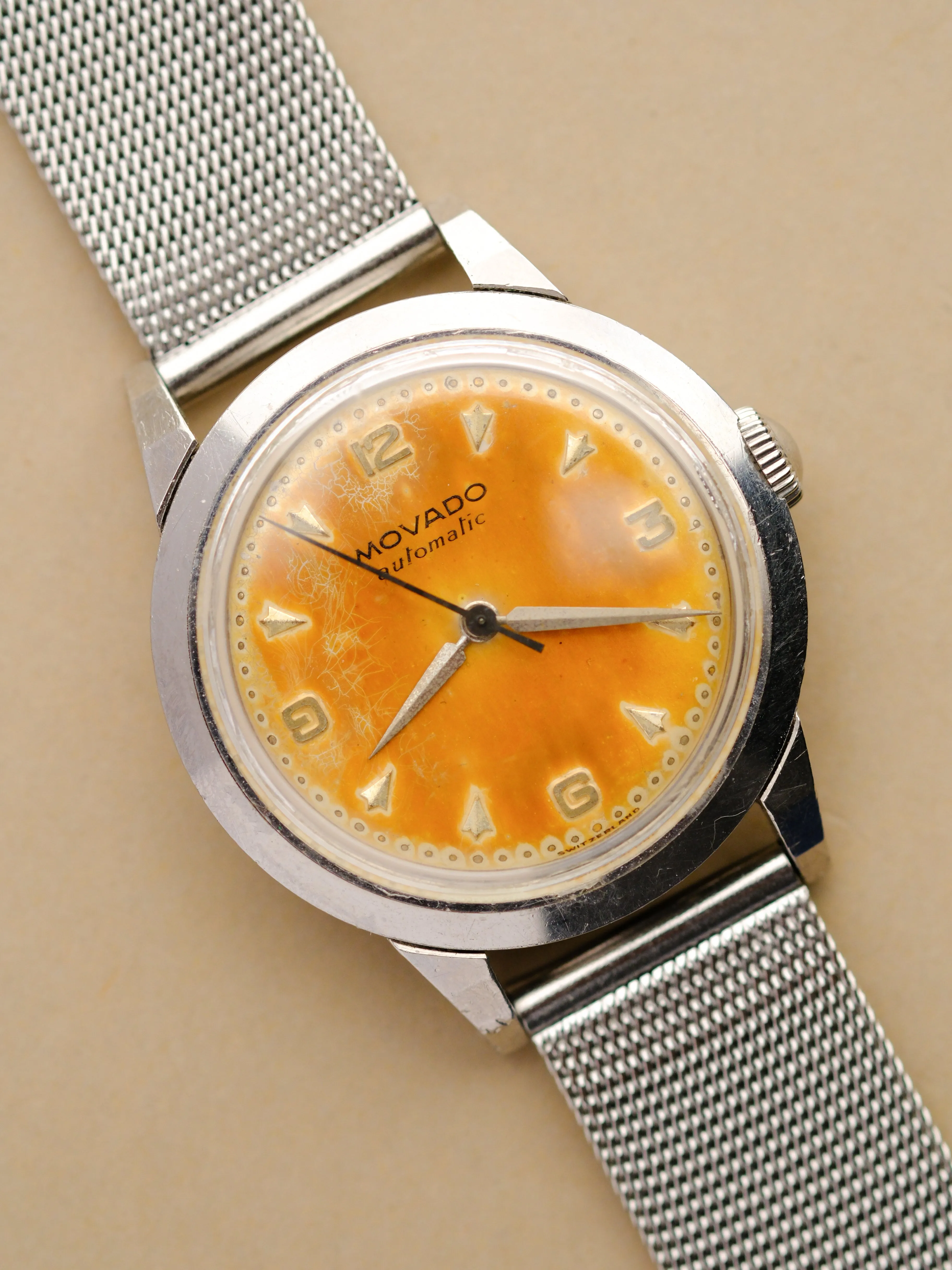Movado Tropical Dial w/Bumper Movement 7203 - 1950's