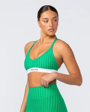 Muscle Nation | All Star Bra - Clover Stripe