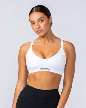 Muscle Nation | All Star Bra - White