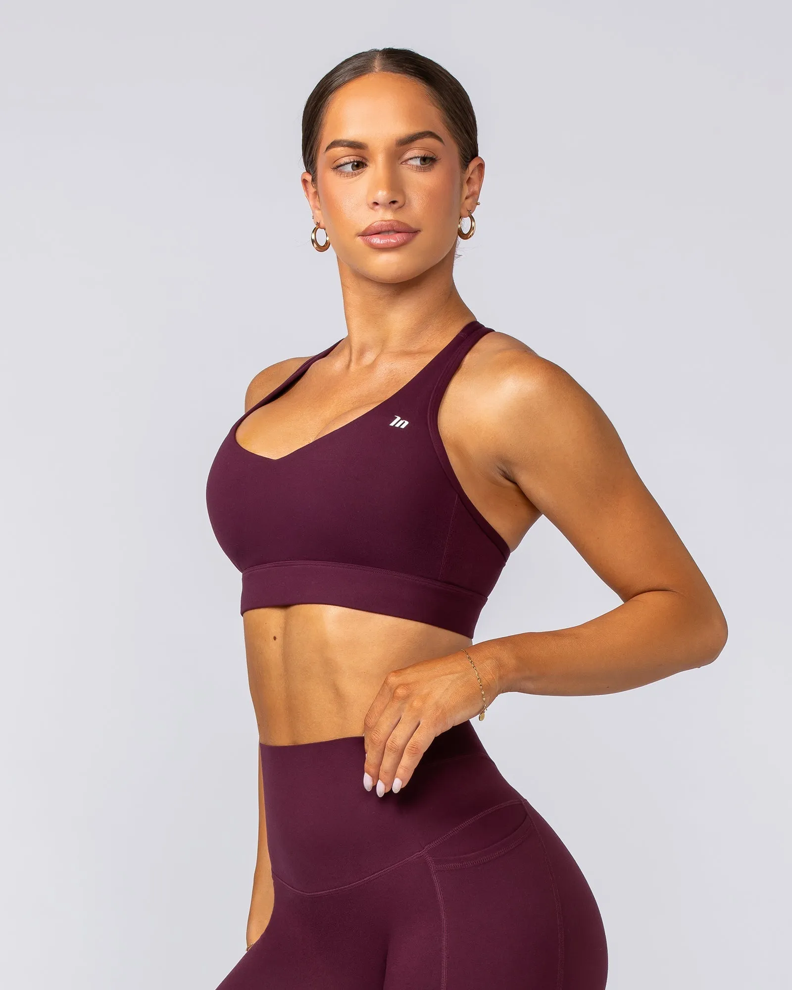 Muscle Nation | Elite Support Bra - Sangria