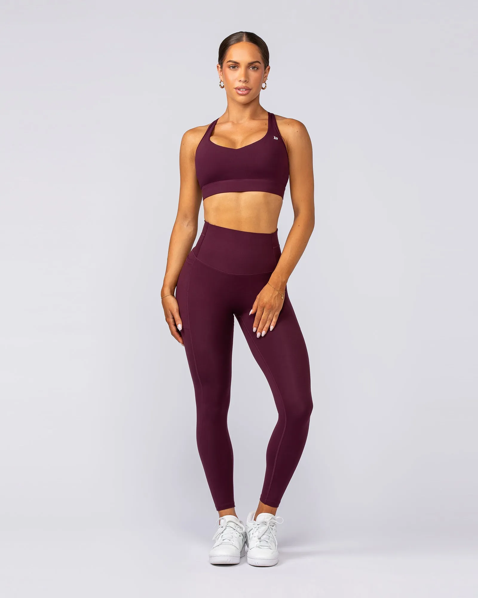 Muscle Nation | Elite Support Bra - Sangria