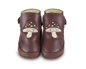 Mush Booties | Toadstool | Burgundy Classic Leather