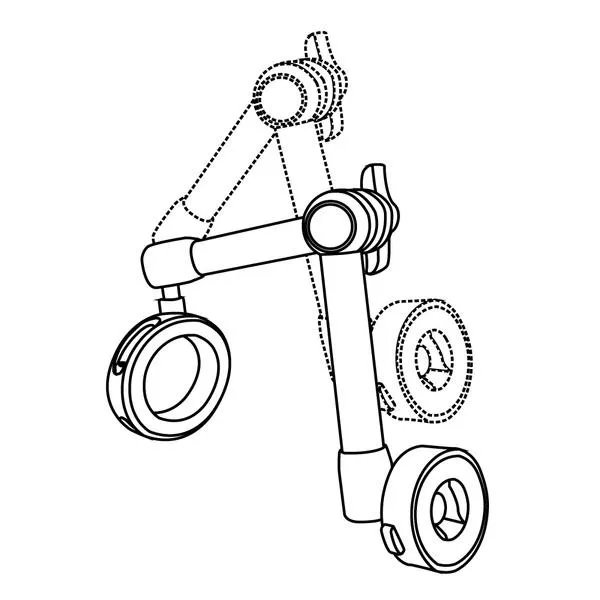 MyGoFlight Flex Clamp Collar [Beech/Wide Yoke]