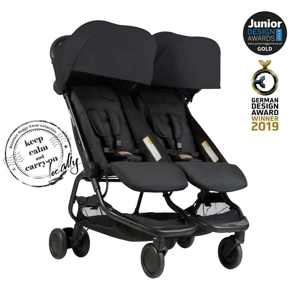 nano duo™ travel system and cocoon™ for twins bundle