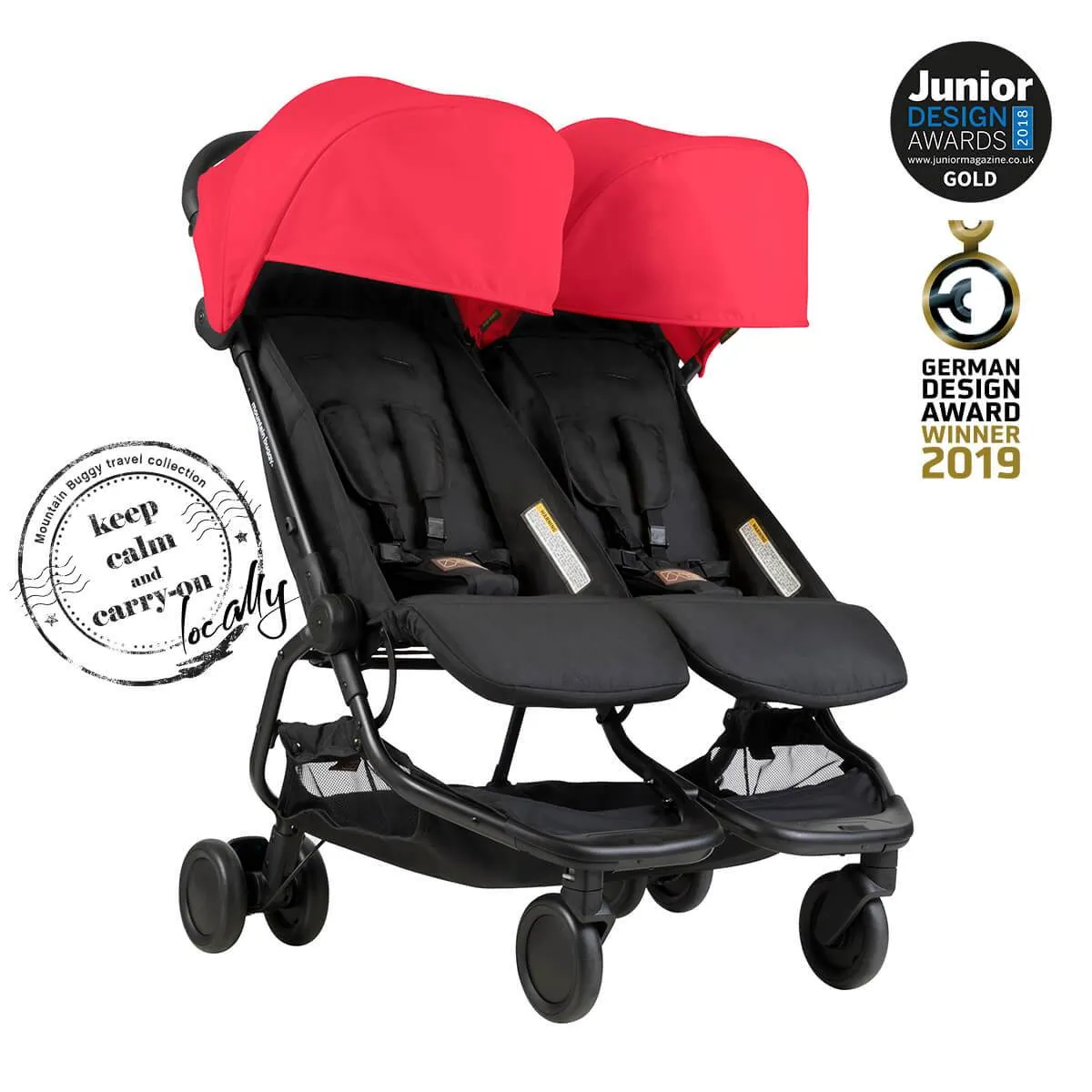 nano duo™ travel system and cocoon™ for twins bundle