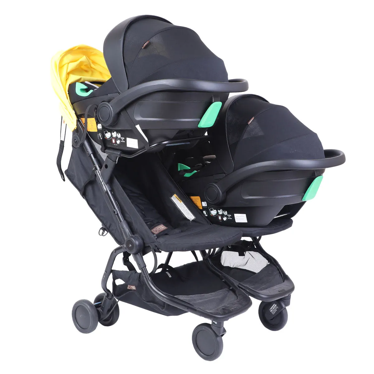 nano duo™ travel system and cocoon™ for twins bundle