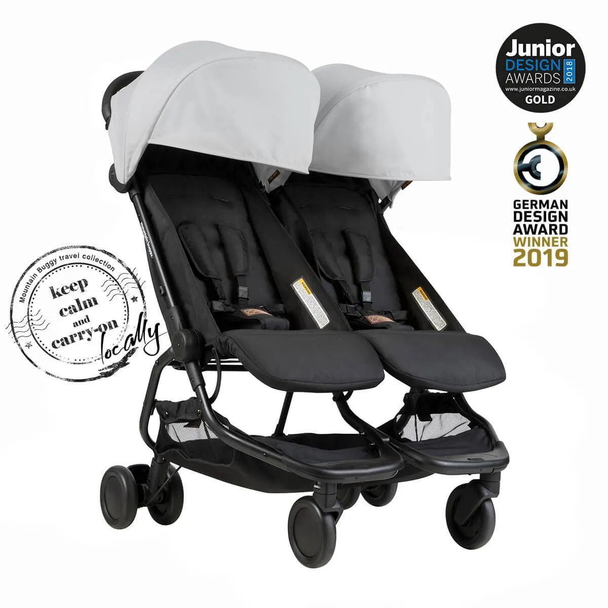 nano duo™ travel system and cocoon™ for twins bundle