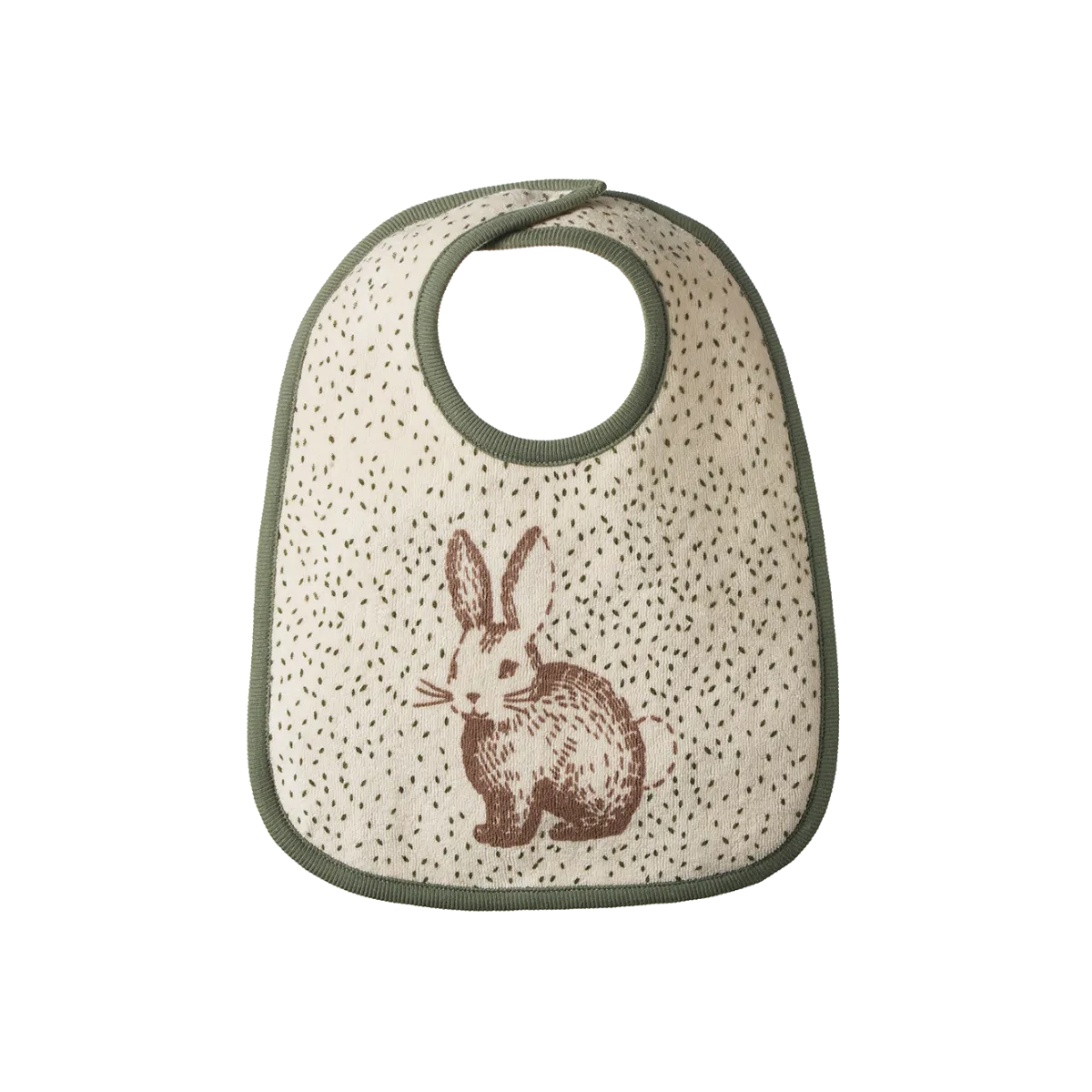 NATURE BABY REVERSIBLE BIB RABBITTY 6-12M