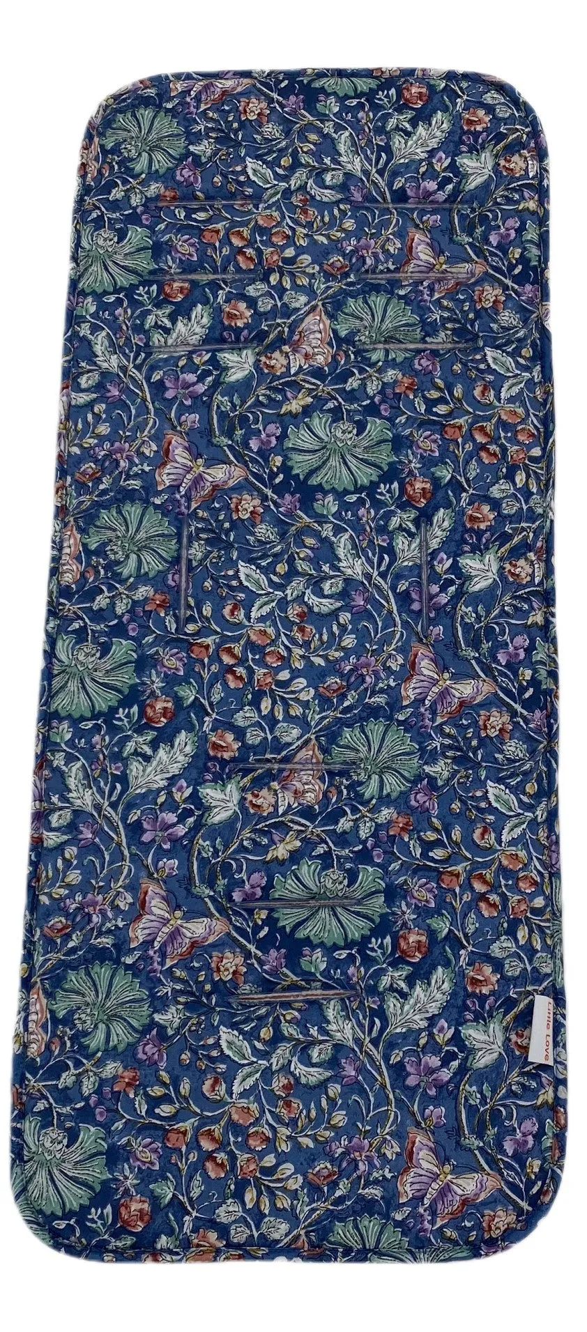 Navy and Pink Wildflower Stroller Set