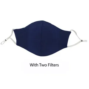 Navy Face Mask with Filters
