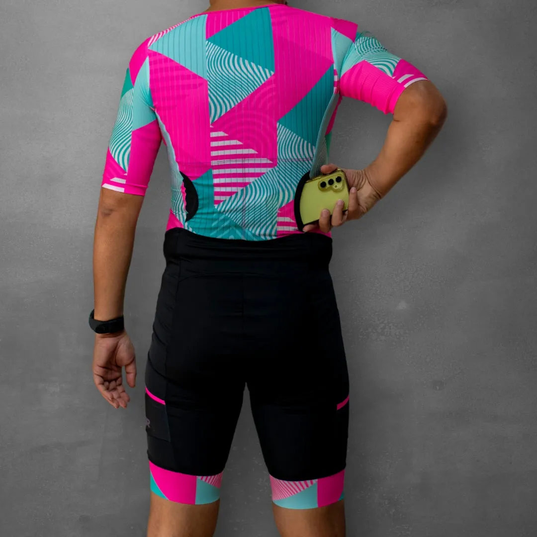 Neon Pink Luminous Trisuit