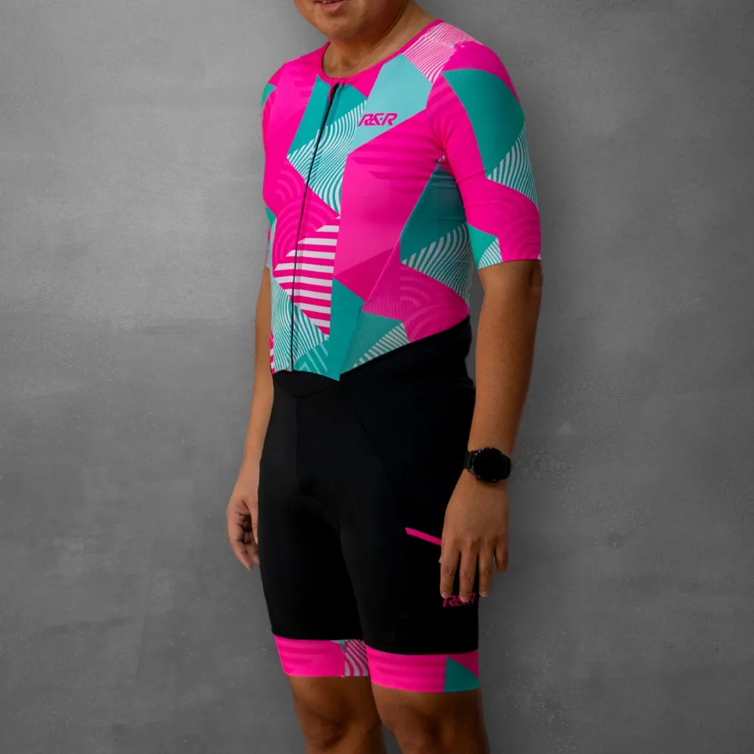 Neon Pink Luminous Trisuit