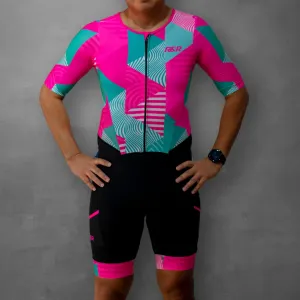 Neon Pink Luminous Trisuit