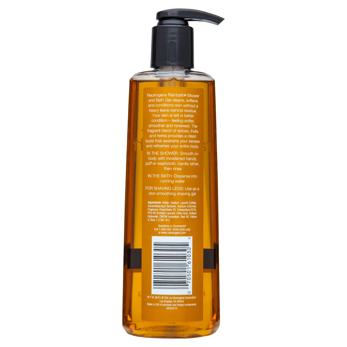 Neutrogena Rainbath Shower & Bath Gel 250mL