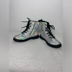 New DV by Dolce Vita Girls Colada Iridescent Ankle Boots in size 4