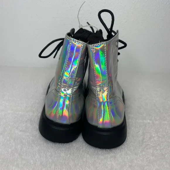 New DV by Dolce Vita Girls Colada Iridescent Ankle Boots in size 4
