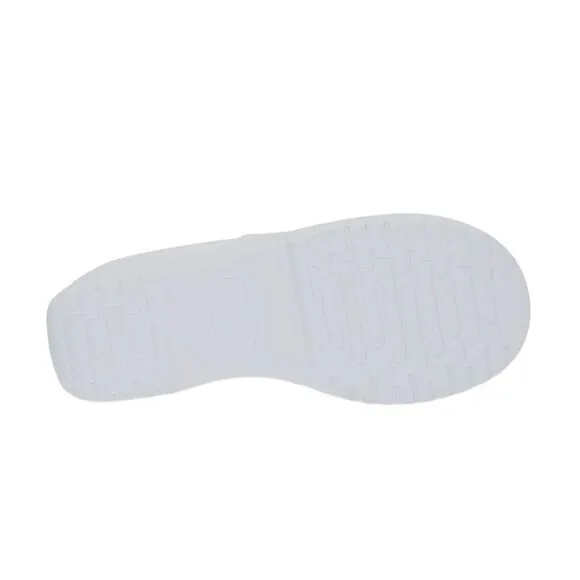 New Easy Works &quot;Laurie&quot; Removable anti-microbial foot 11w wide white Clog nurse