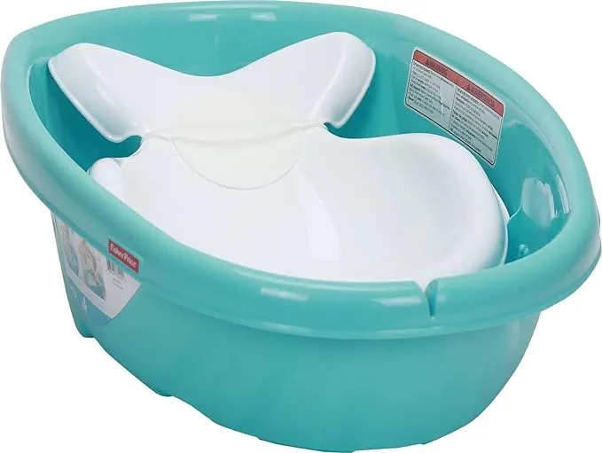 New Fisher-Price Baby to Toddler Bath Whale of a Tub with Removable Infant Seat and Drain Plug Retails $45 