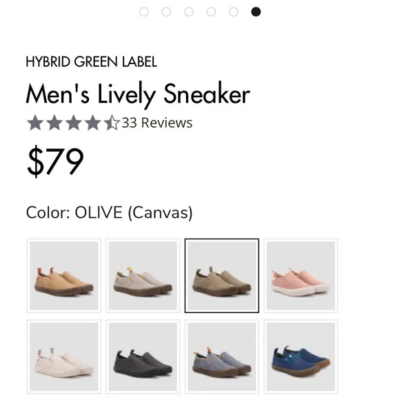 New: Hybrid Green Label Canvas Slip On Sneaker