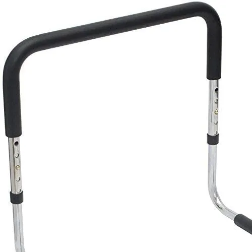 New in box! Forsite Health Chrome Adjustable Bed Rail! This rail adds safety to your existing bed and will fit any mattress from twin size to king size as well as hospital beds