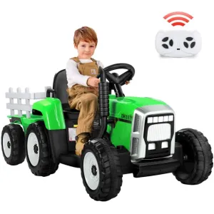 New in box! Metakoo Green 12 V Electric Tractor Powered Ride-On with Remote Control