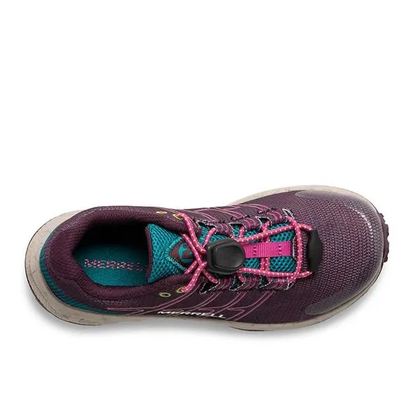 NEW MERRELL girls - moab flight low a/c hiking shoes in burgundy