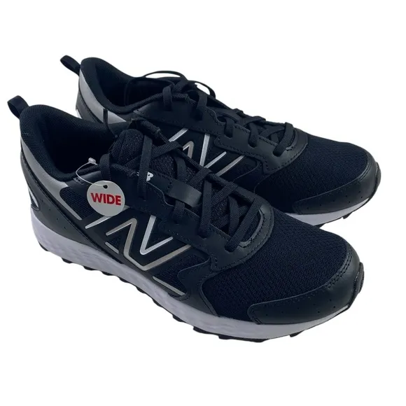 New! New Balance Kids Fresh Foam 650 V1 Lace-up Running Shoe Black Size 6.5 Wide