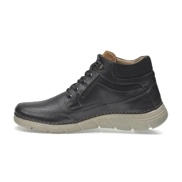 NEW PAZSTOR men's boots leather rock in black