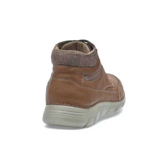 NEW PAZSTOR men's boots leather rock in brown