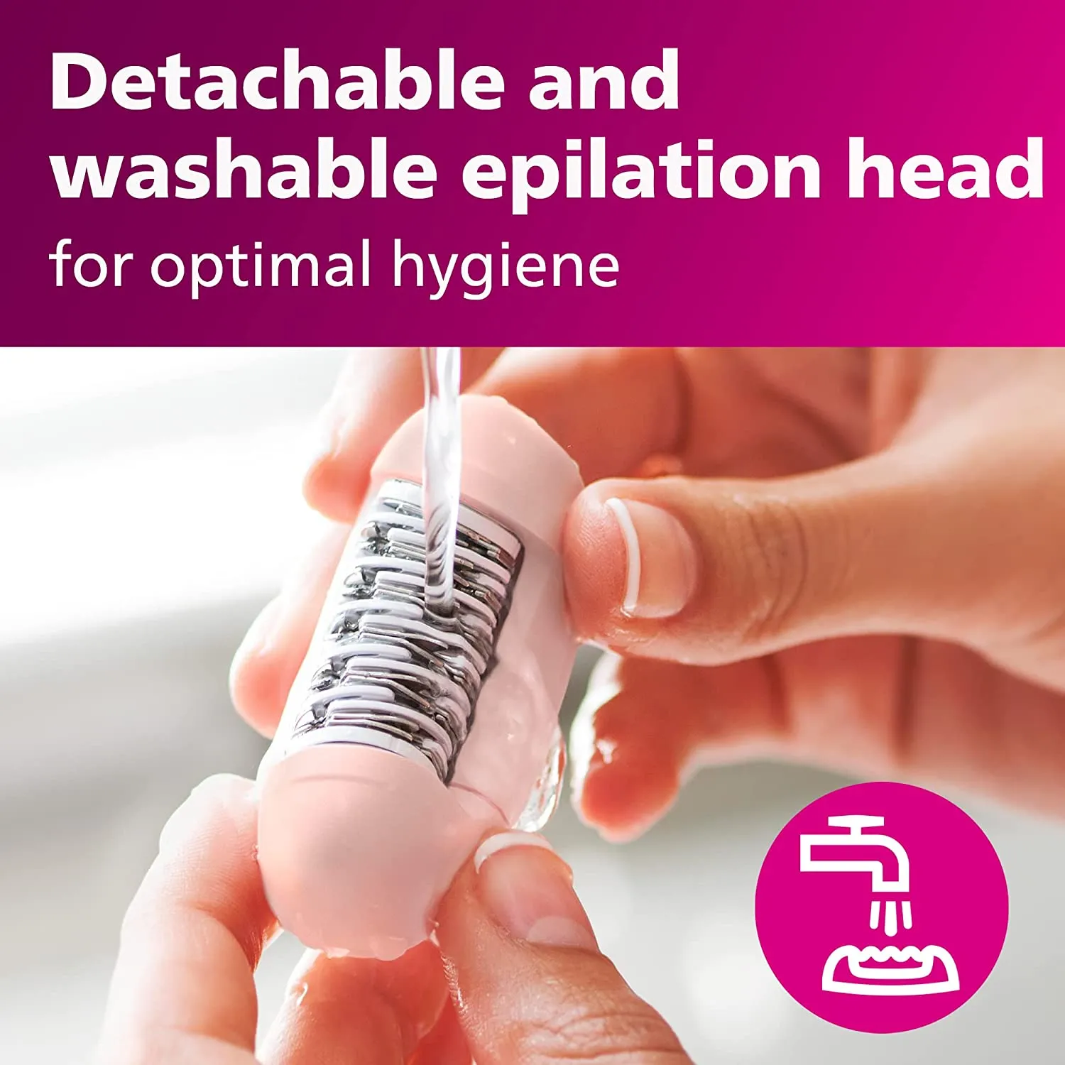 New Philips Satinelle Essential Corded Compact Women's Epilator