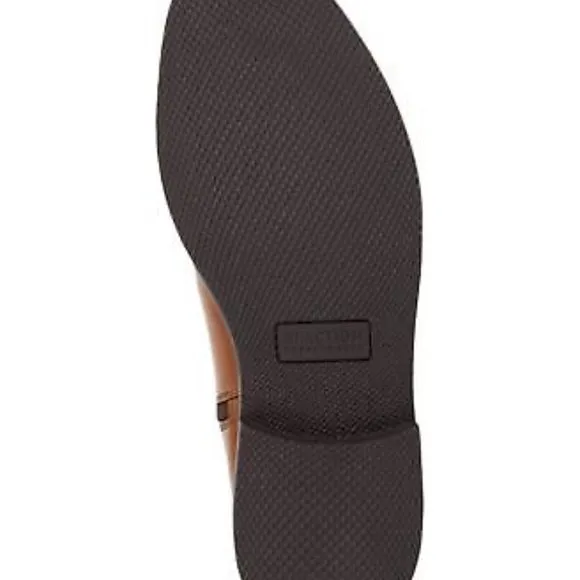 NEW REACTION KENNETH COLE Mens Brown Comfort Ely Round Toe Block Heel Boots 8 M
