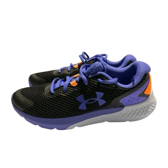 NEW Under Armour GGS Charged Rogue - Black and Purple Size Y6/ Women’s 7